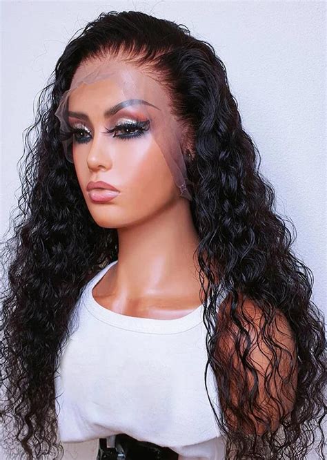 pre plucked human hair lace front wigs|affordable glueless lace front wigs.